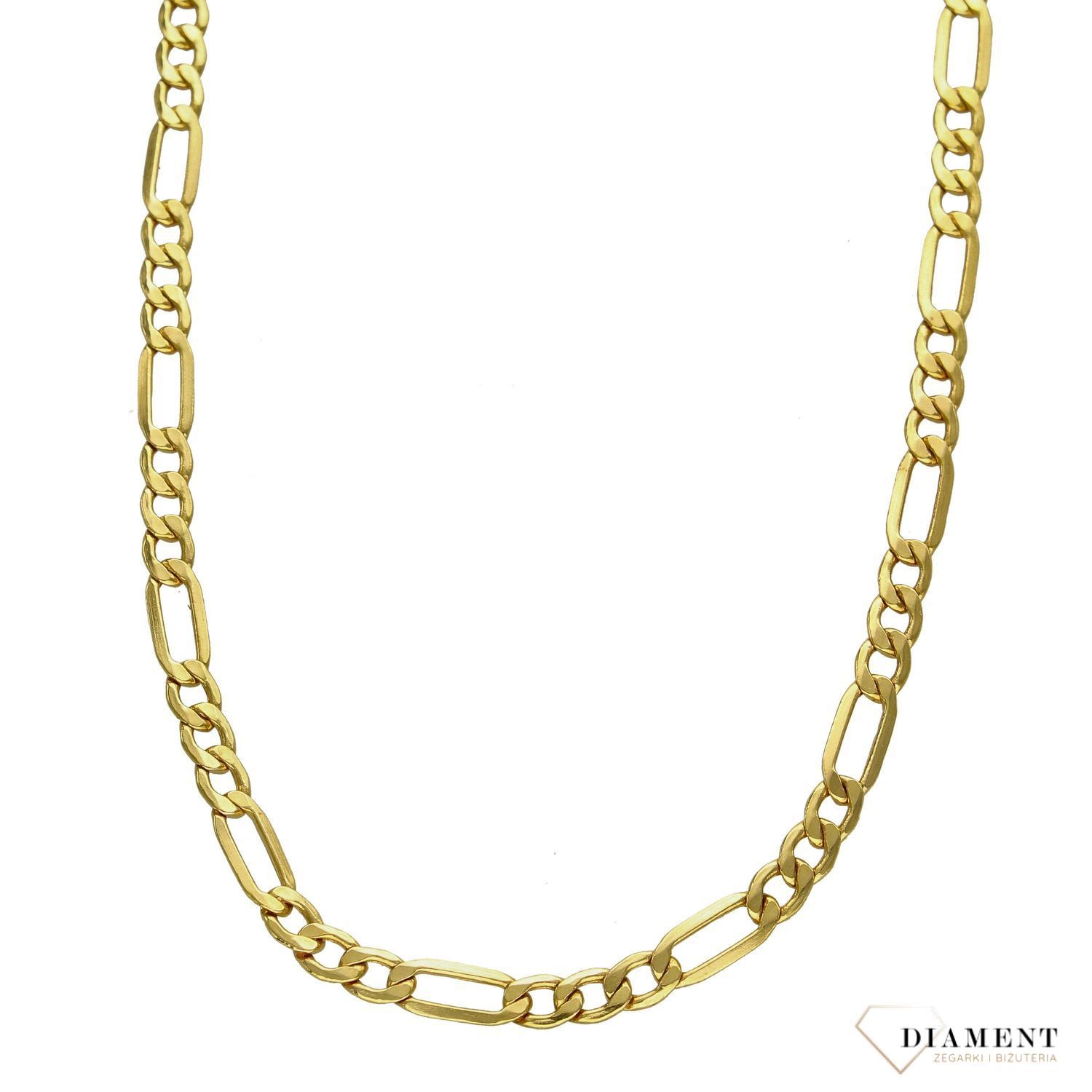 Złoty łańcuszek 585 figaro 4,5 mm DIA-LAN-1138-585 4,5mm.jpg